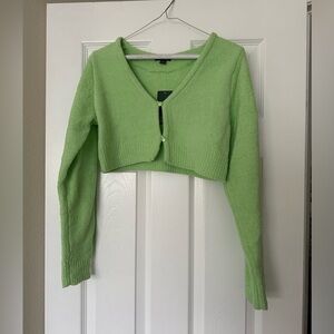 NWT wild fable cardigan | wild fable cropped cardigan | cropped cardigan | green